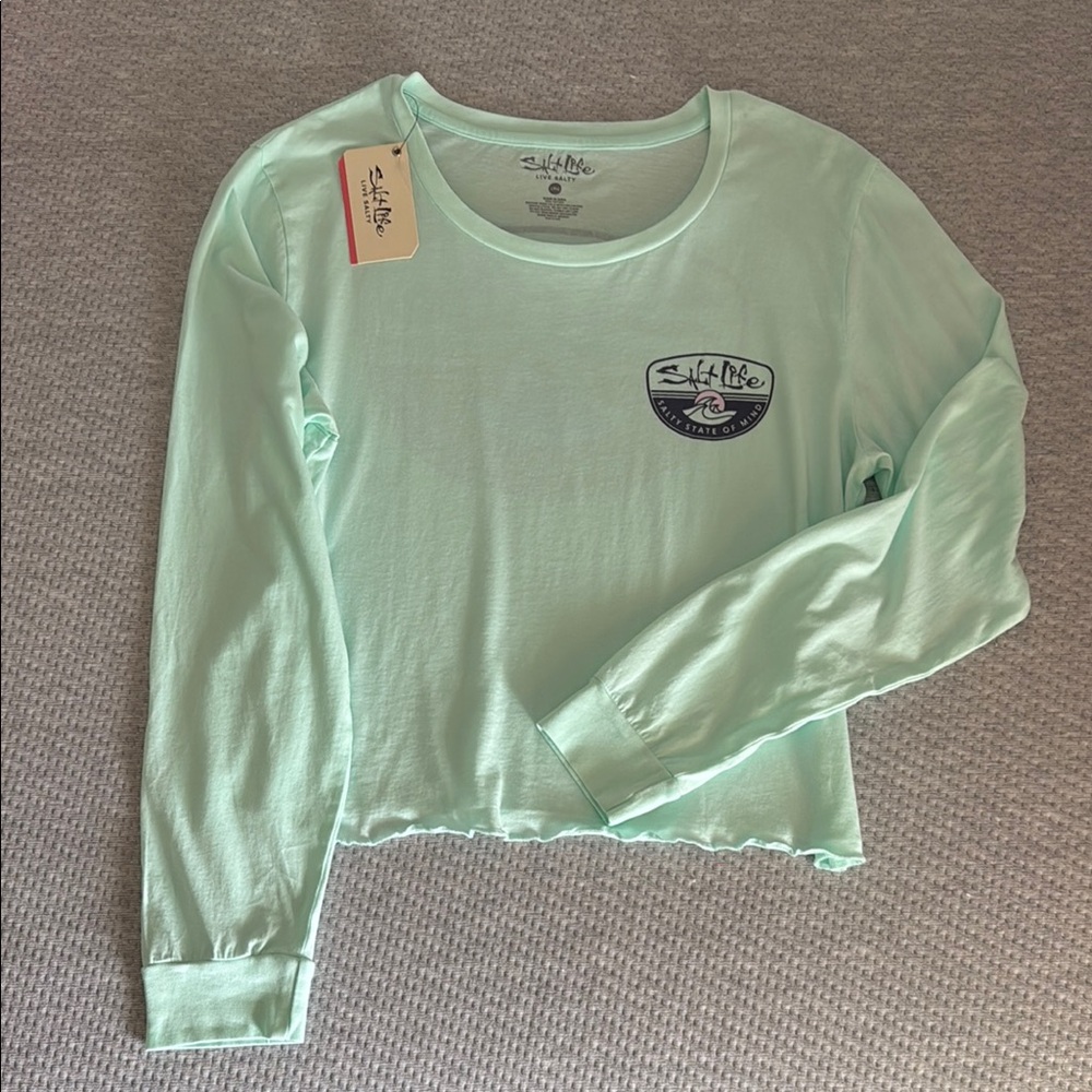 Salt Life Seafoam Long Sleeve Tee